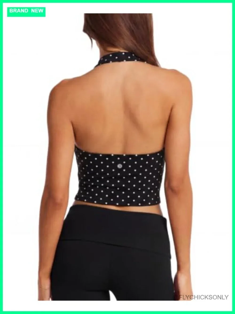 Padded Halter Sports Bra Backless Longline Workout Crop Tank Top Women Yoga